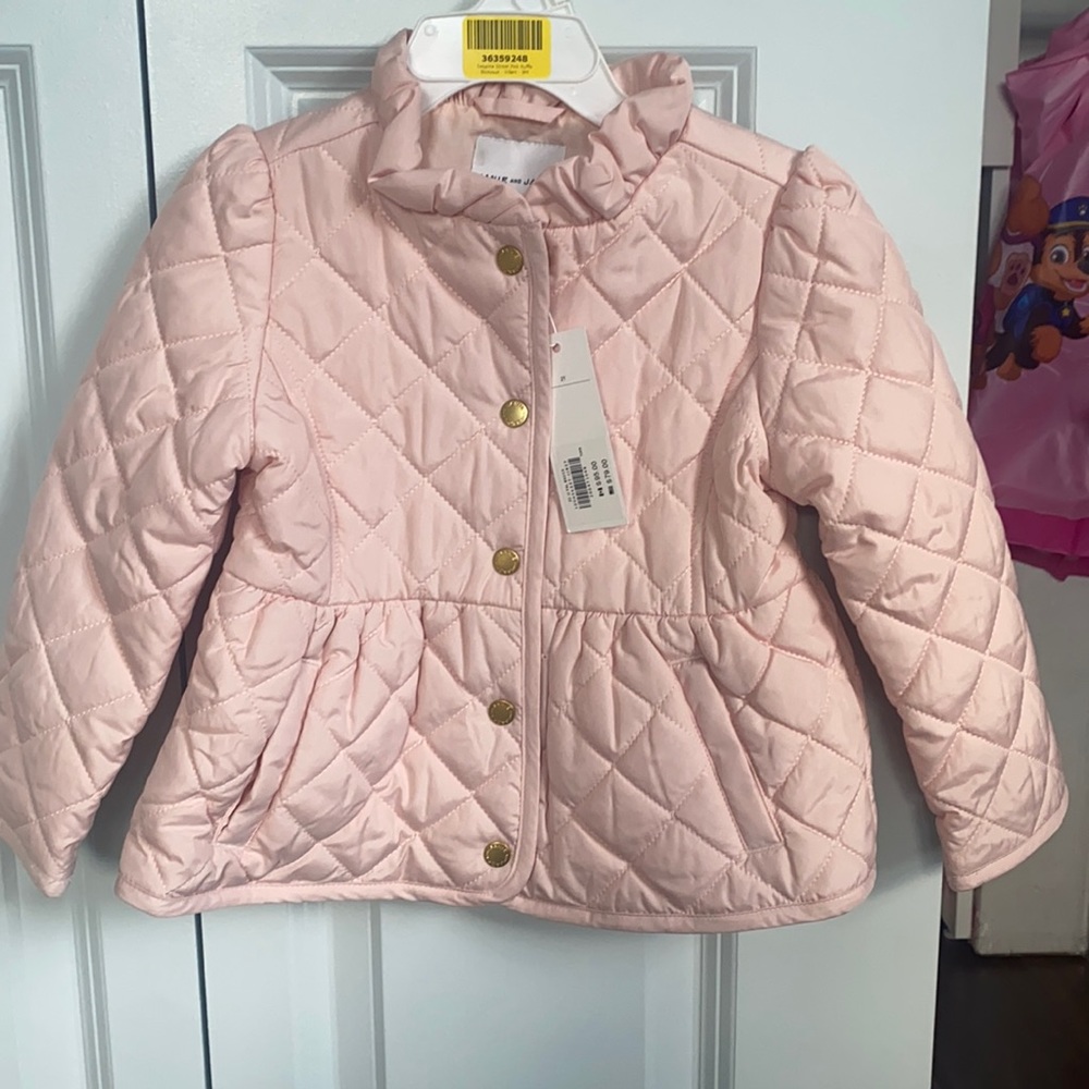 Janie and Jack Girls Pink Coat NWT